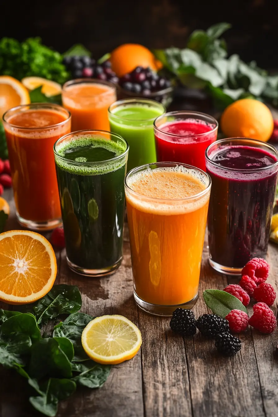 Recettes exclusives de jus frais bio sans sucre pour revitaliser votre corps