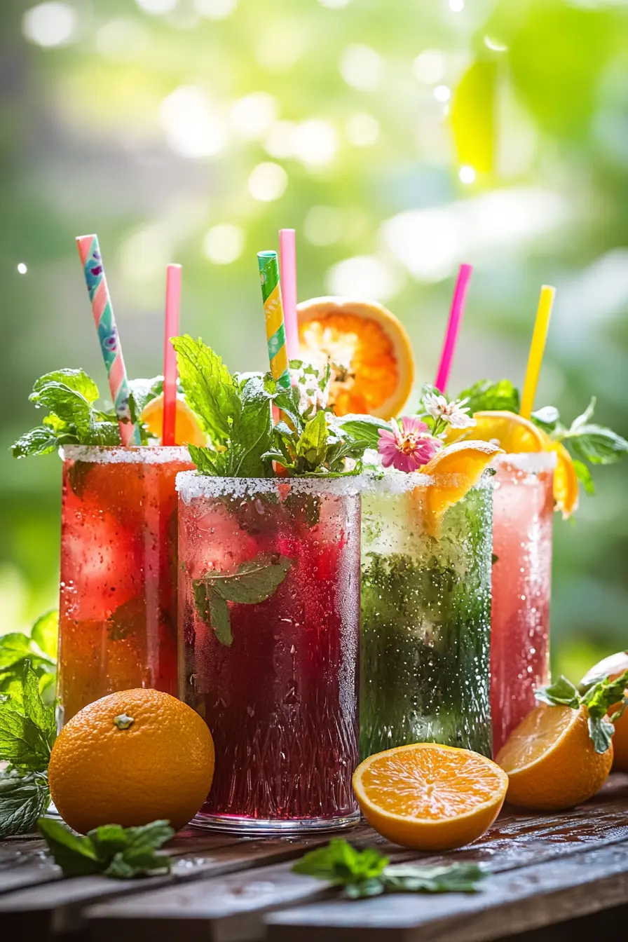 Recettes faciles de mocktails sains sans alcool pour des boissons fraiches et delicieuses