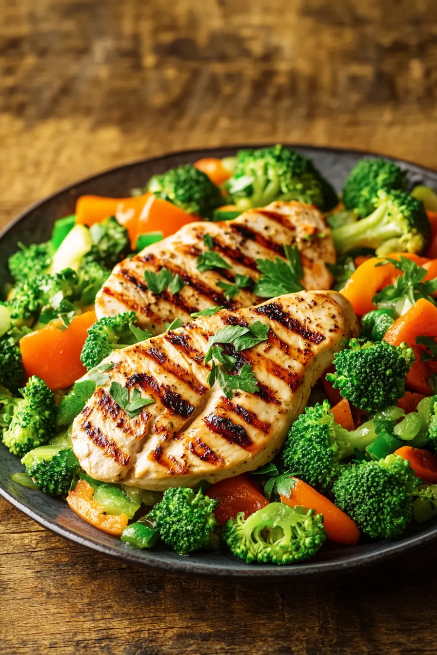 Recettes faciles de repas proteines poulet simple pour un dejeuner sain
