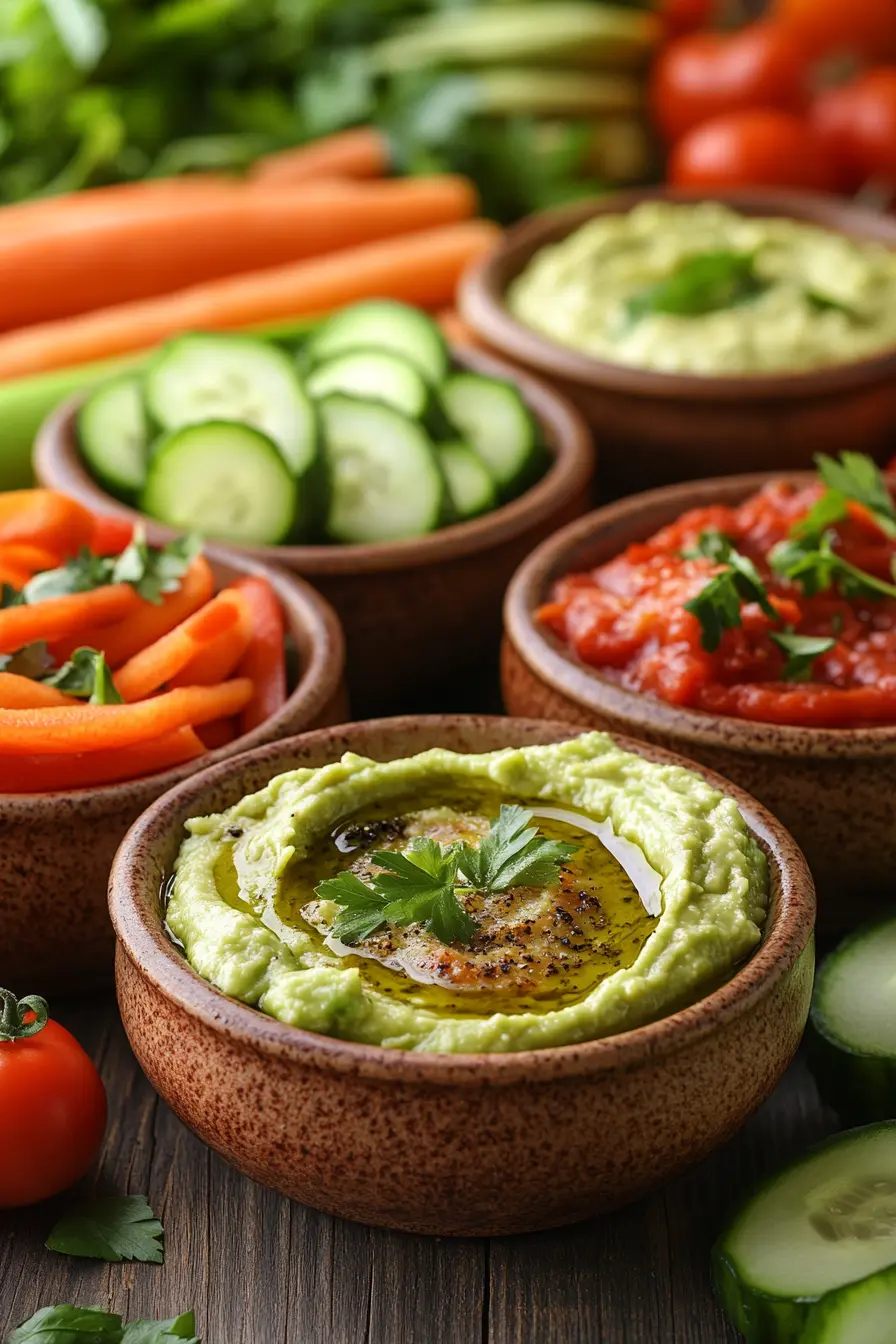 Recettes faciles de sauces vegetariennes pour dips maison gourmandes