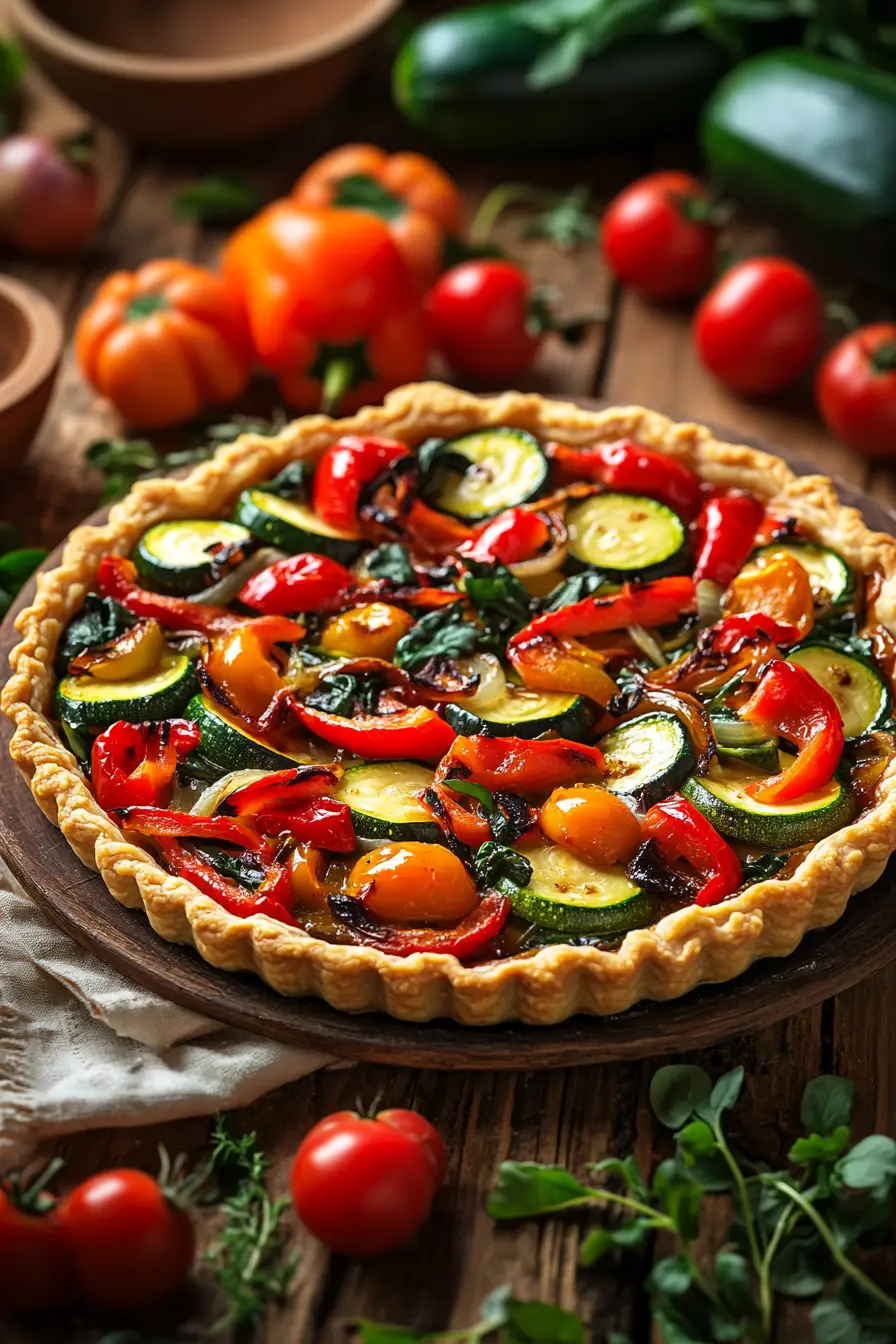Recettes gourmandes de tartes salees aux legumes varies pour un repas equilibre