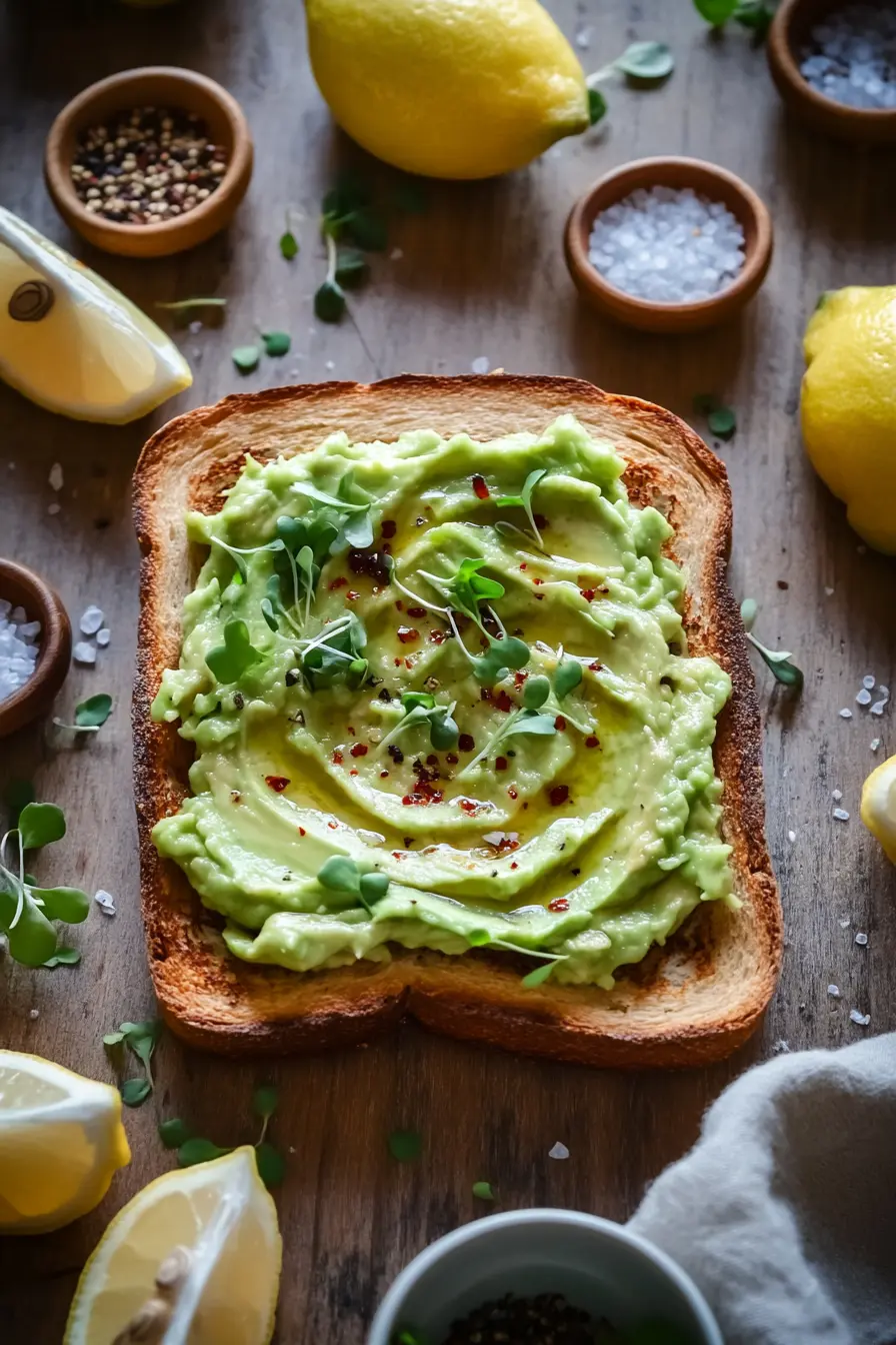 Recettes gourmandes de toast avocat petit dejeuner healthy
