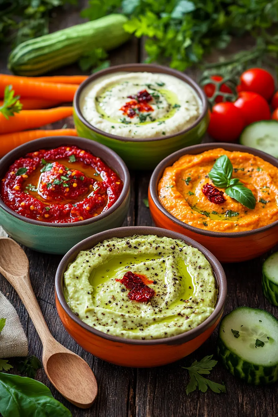 Recettes gourmandes de trempettes vegan faciles et rapides pour tous les jours