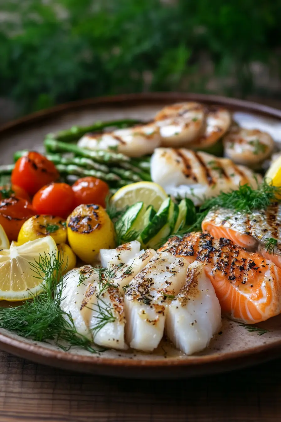 Recettes gourmandes pour des plats de poissons a faible calorie sante et legerete