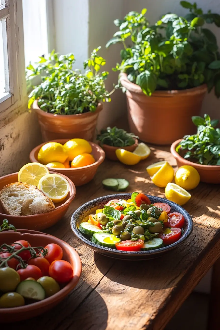 Recettes mediterraneennes saines faciles pour un repas savoureux et equilibre
