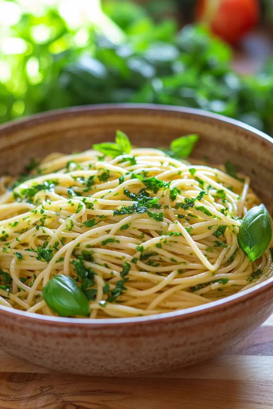 Recettes pates aux herbes fraiches alliant fraicheur et gourmandise naturelle