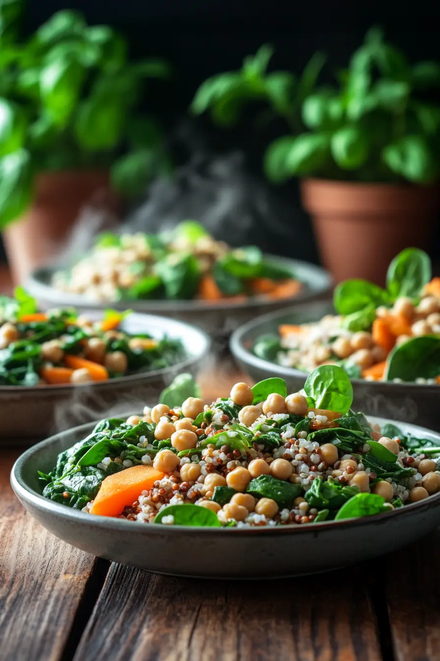 Recettes rapides faciles avec repas express riches en fibres savoureux et nutritifs