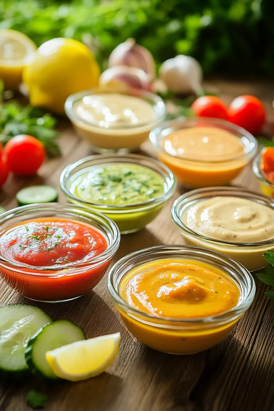 Recettes sauces allegees pour aperitif a base dingredients frais et naturels
