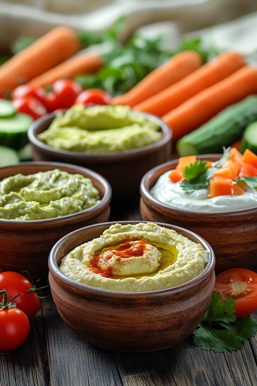 Recettes savoureuses de trempettes maison pour snacks equilibres
