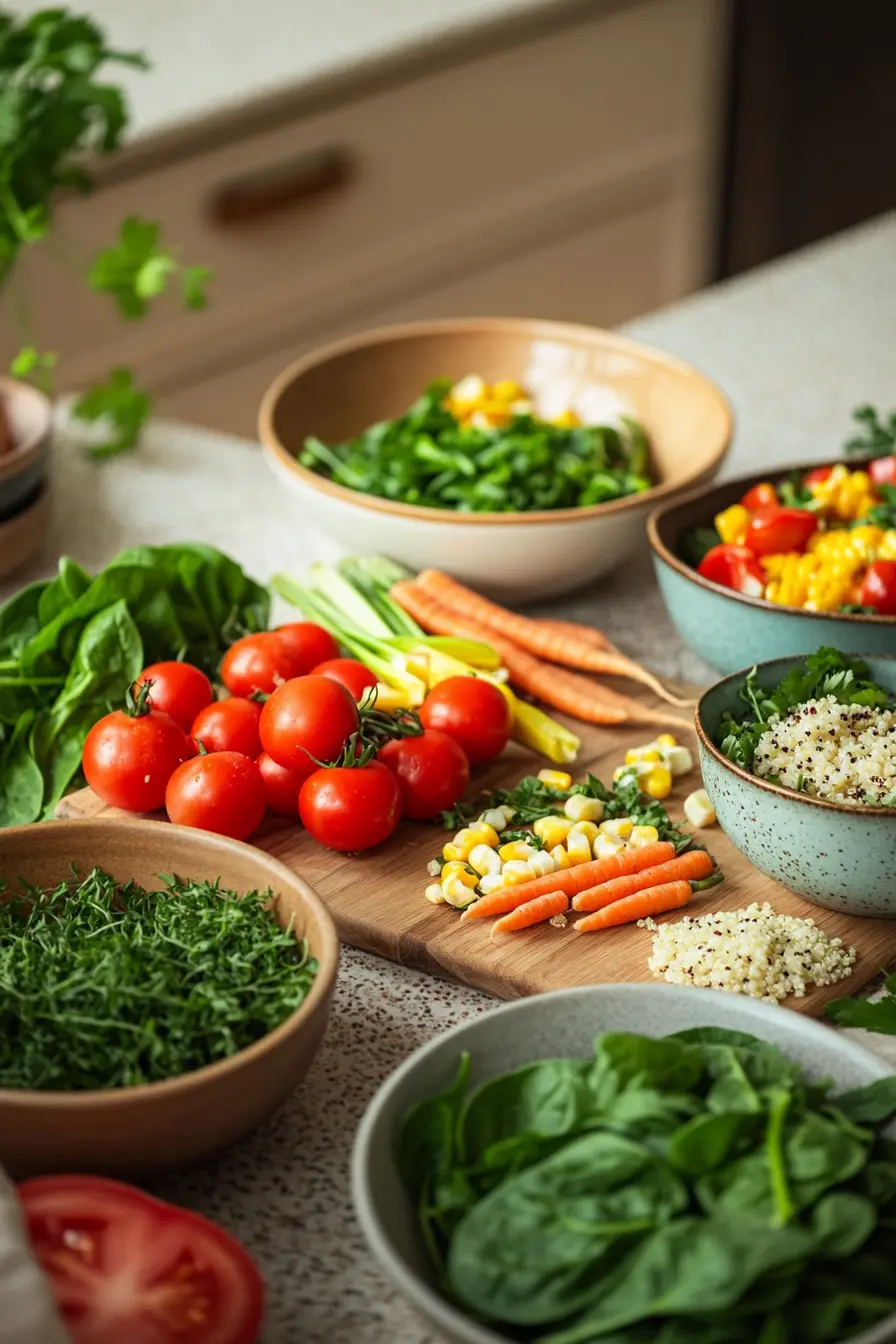 Recettes savoureuses et repas sains a preparer rapidement chez vous