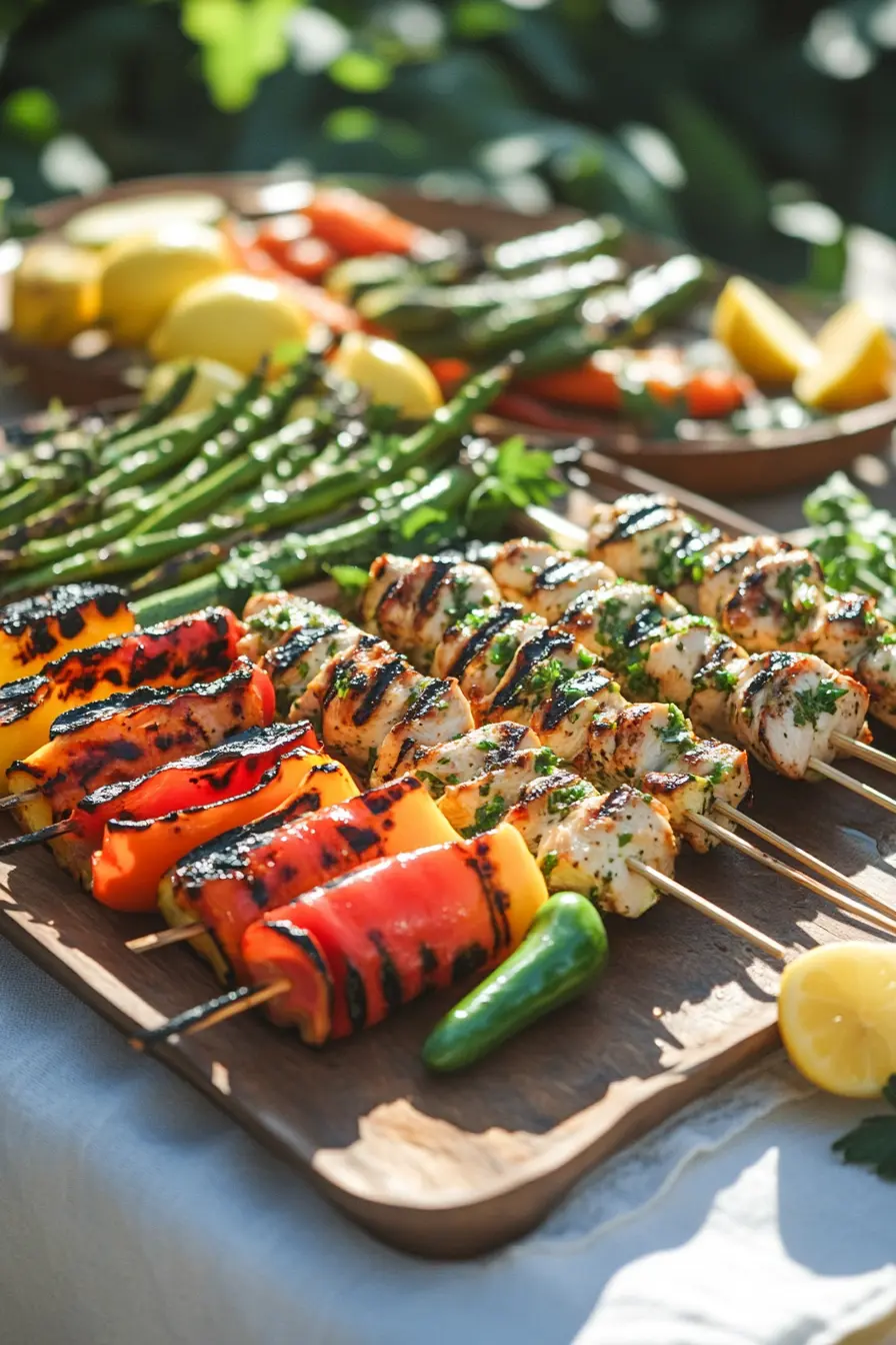 Recettes savoureuses pour un menu barbecue leger pour diner sain