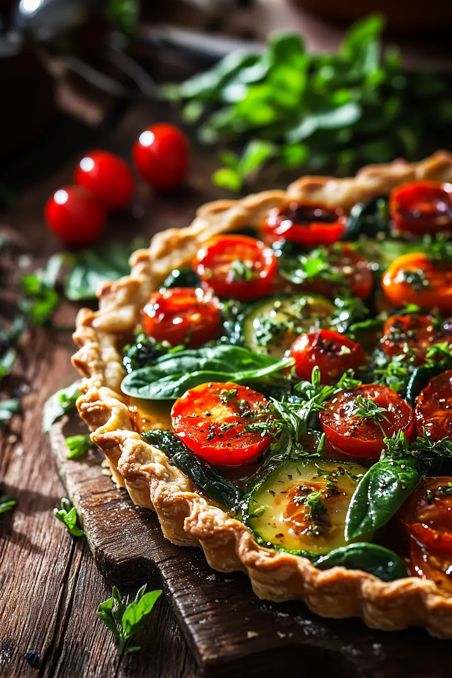 Recettes tartes salees legeres aux ingredients frais et naturels