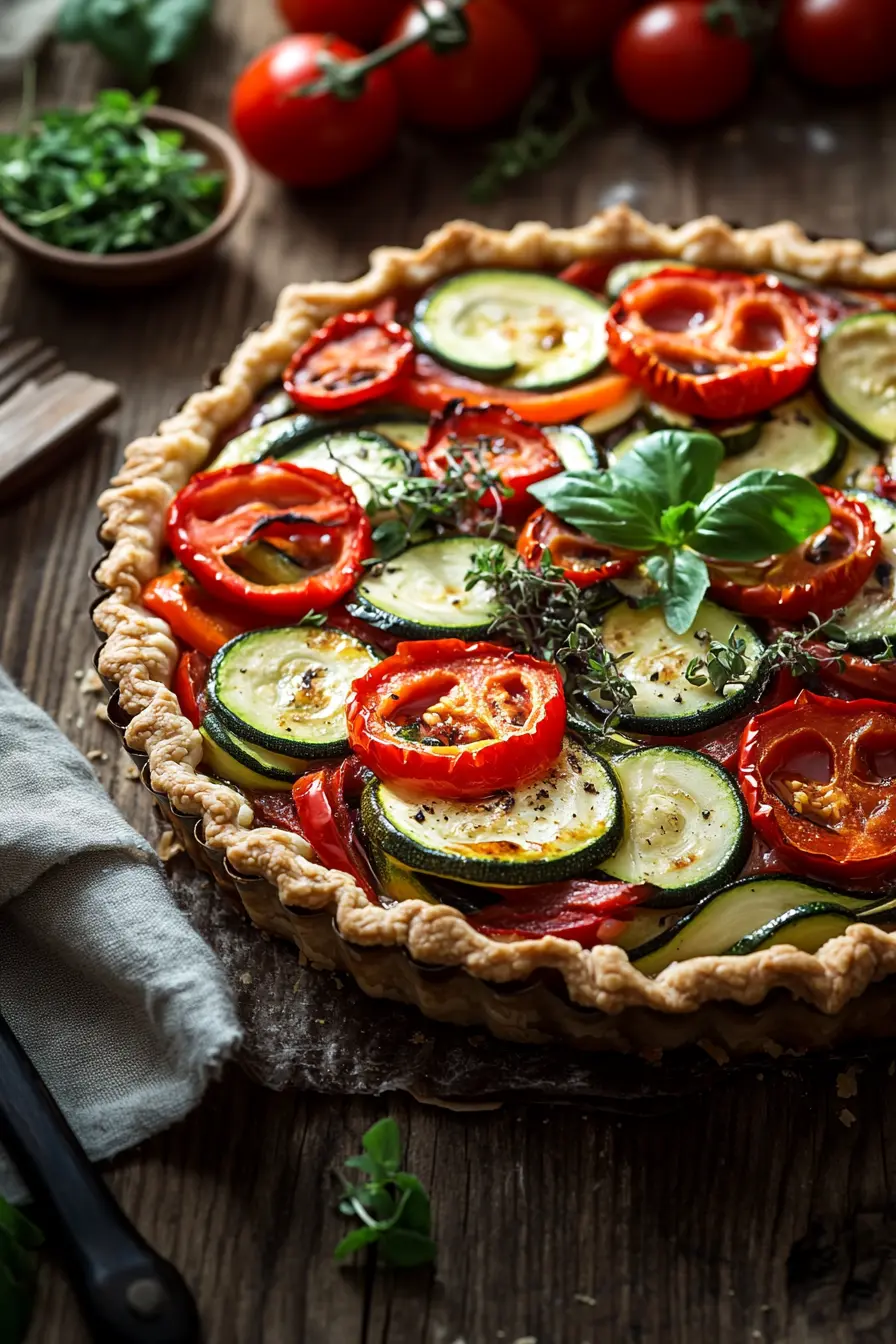 Recettes tartes vegetariennes gourmandes pour savoureux repas sains
