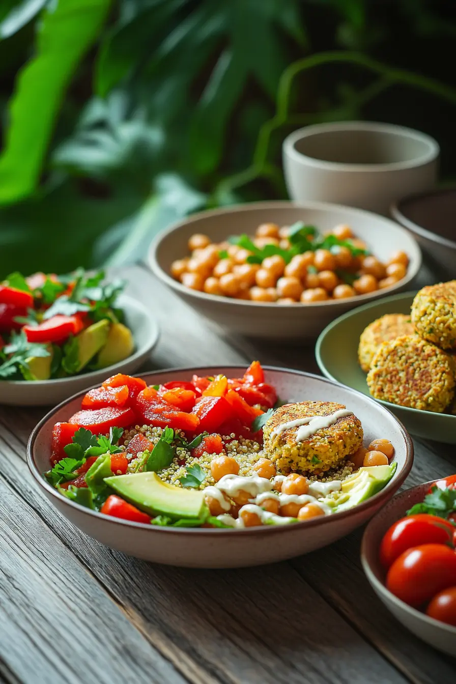 Repas vegetariens gourmands et equilibres pour une alimentation saine