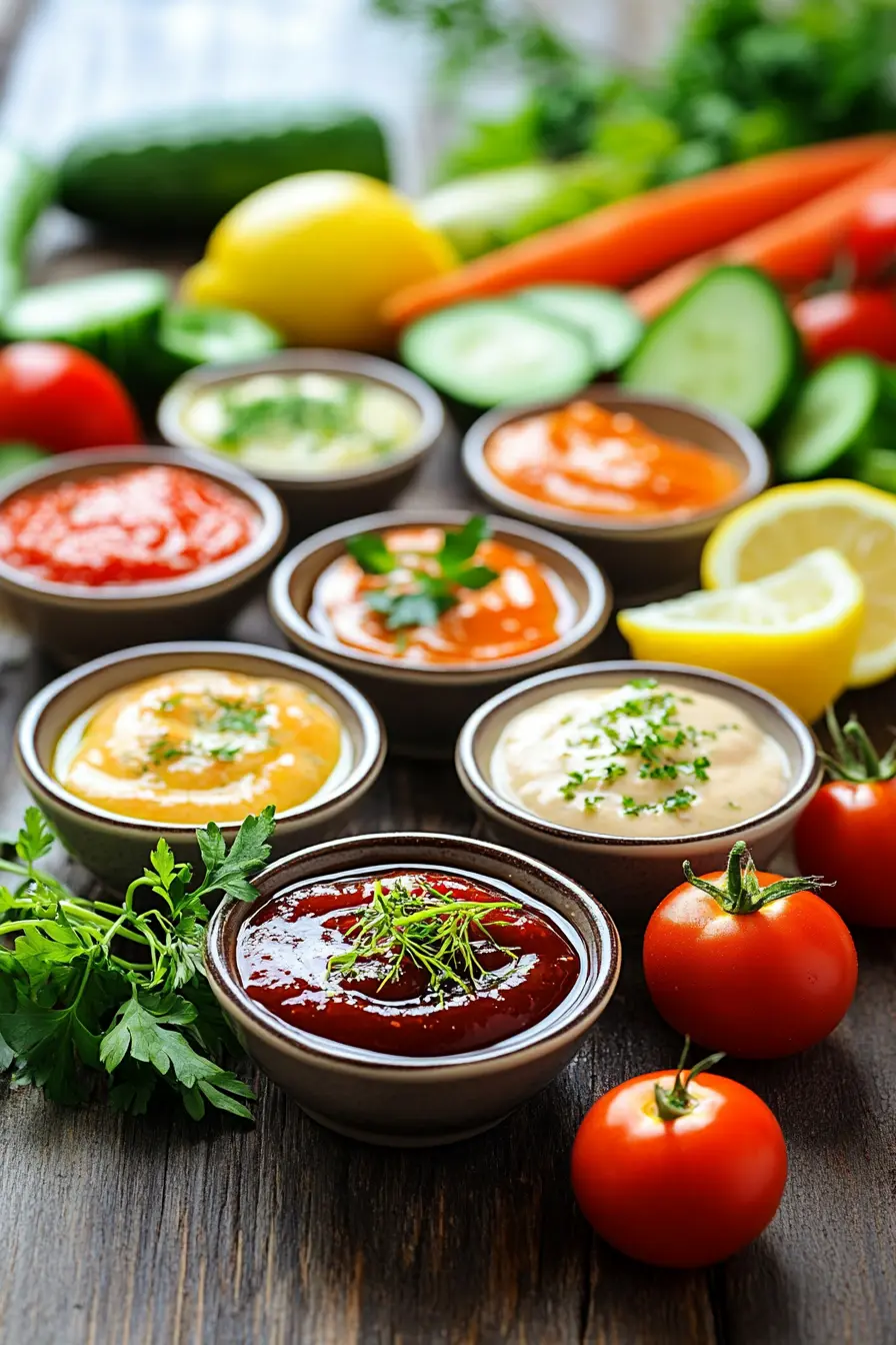Sauces maison sans matieres grasses pour accompagner vos recettes saines et gourmandes