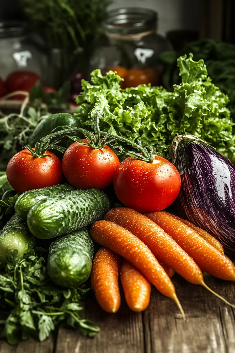 Savourez des recettes legeres avec legumes frais riches en couleurs et vitamines