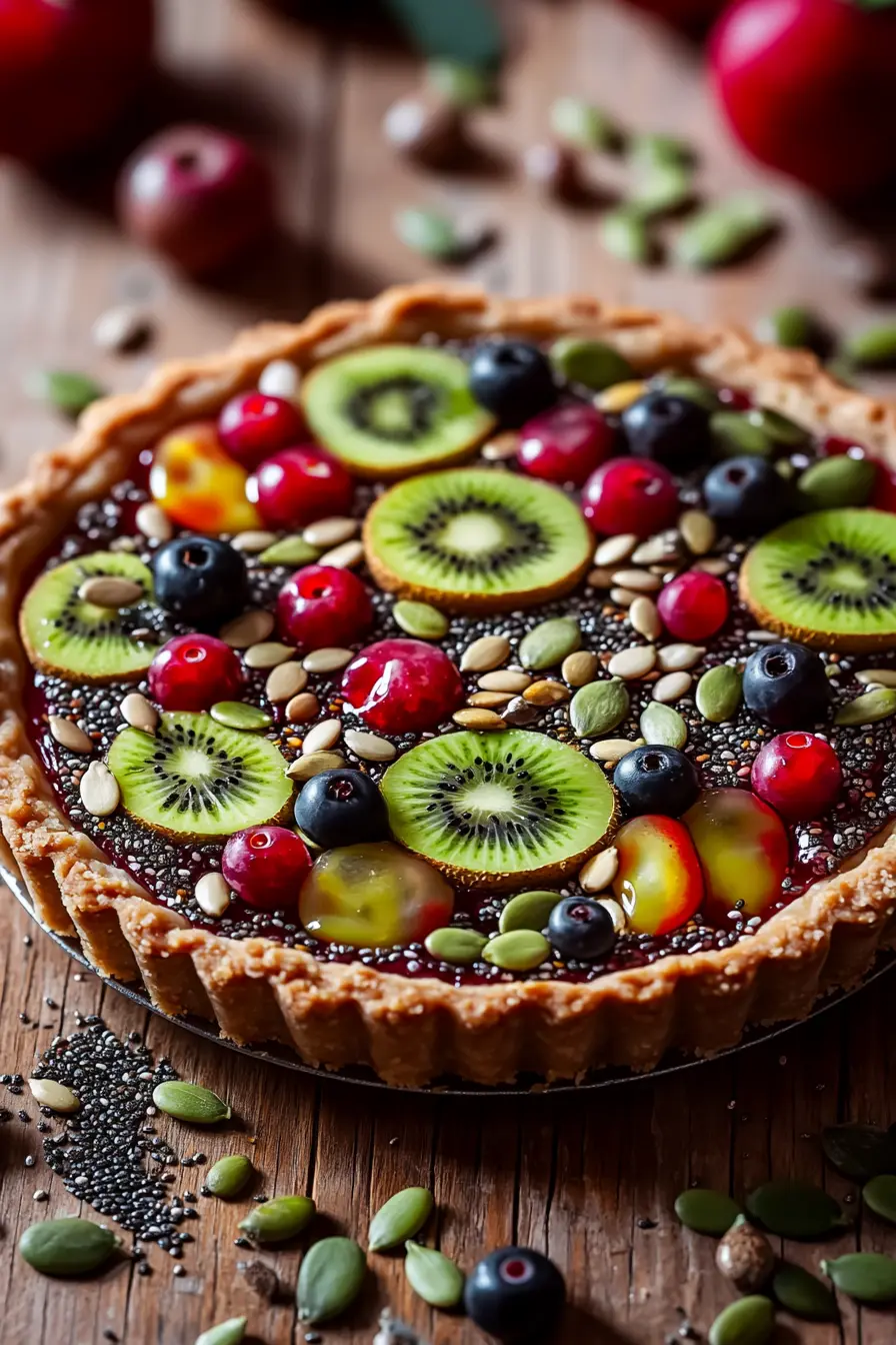 Savourez des tartes sucrees aux graines nutritionnelles equilibrees et pleines de bienfaits