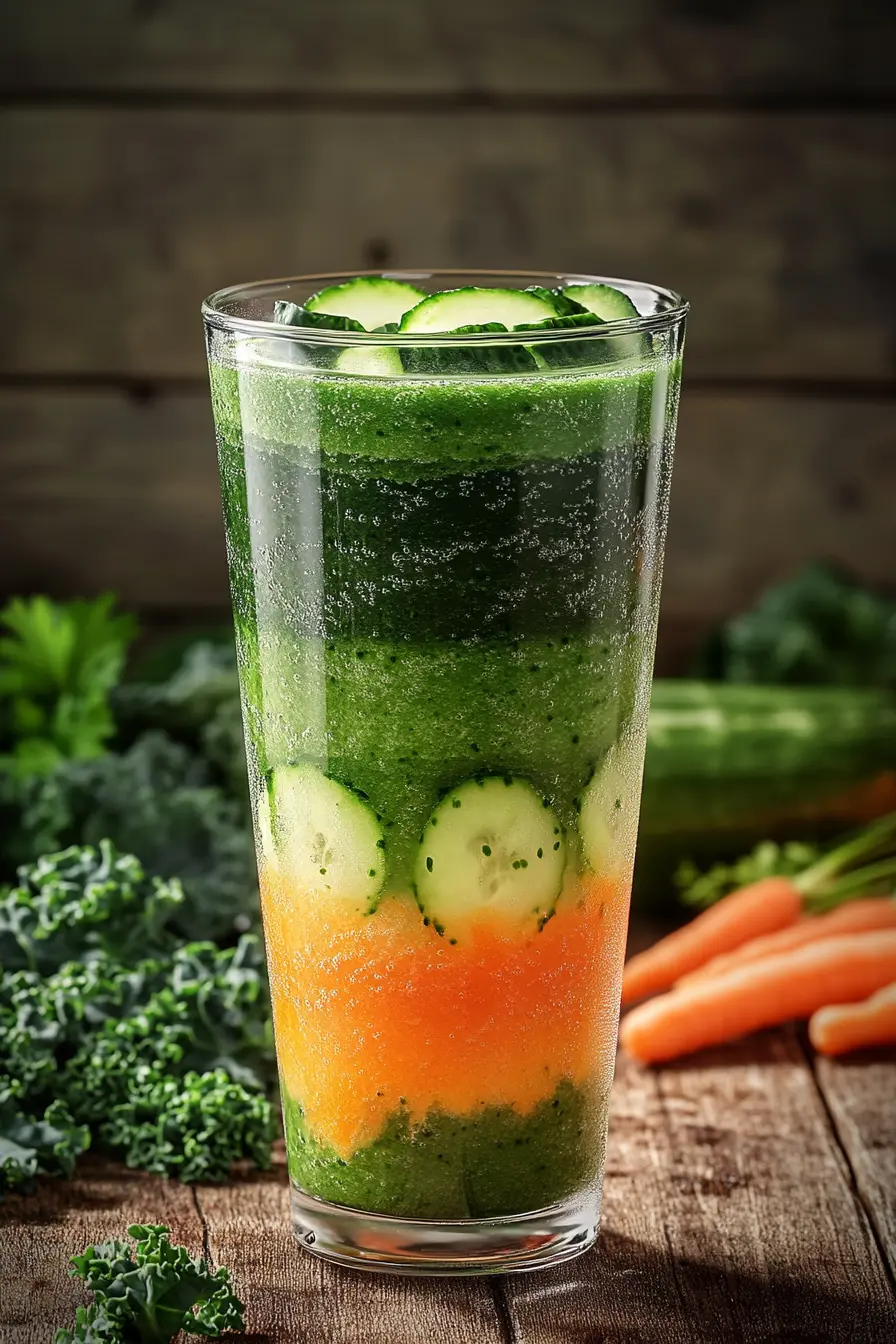 Savourez un smoothie aux legumes sante riche en nutriments essentiels