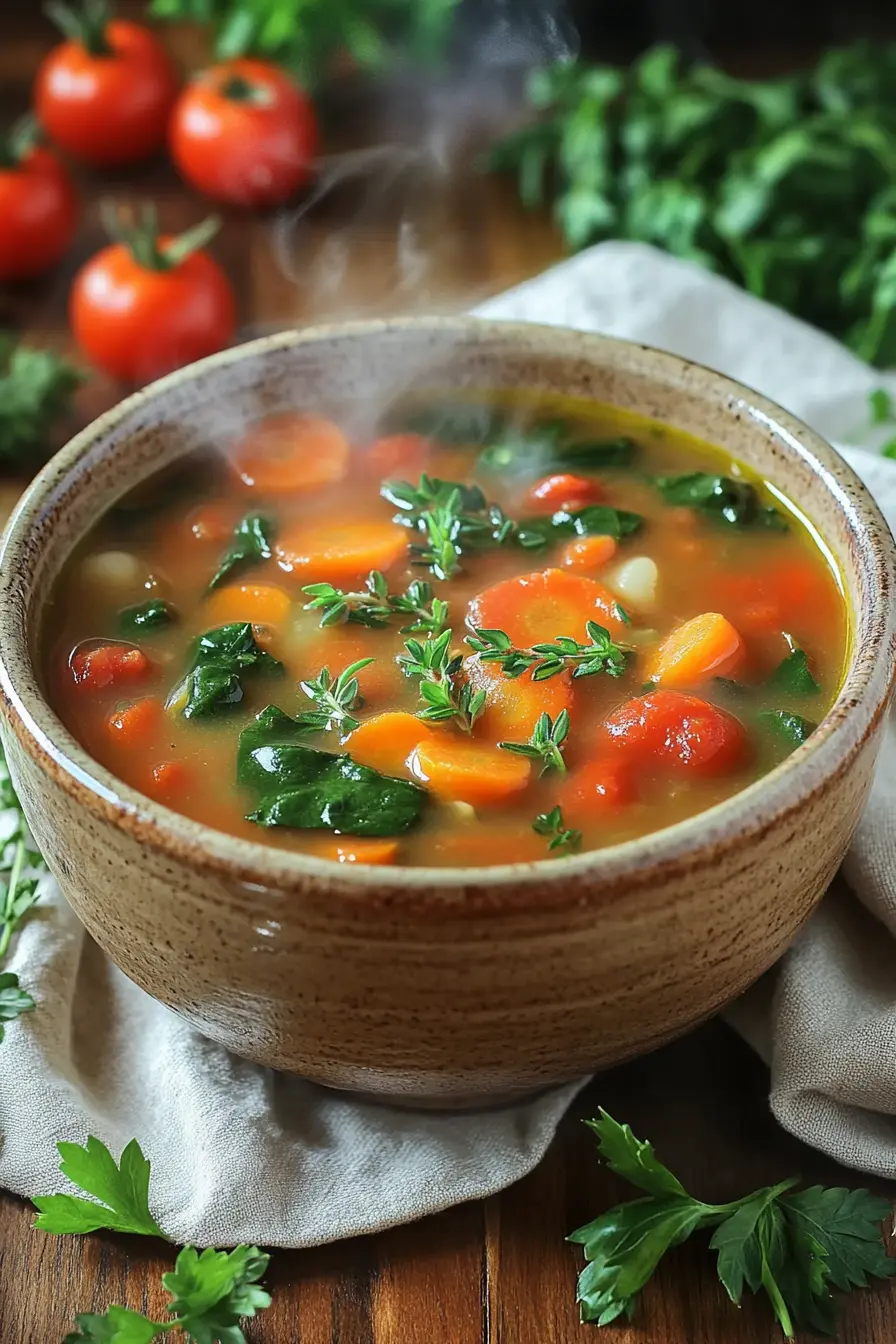 Savourez une soupe healthy rapide et equilibree pleine de vitamines