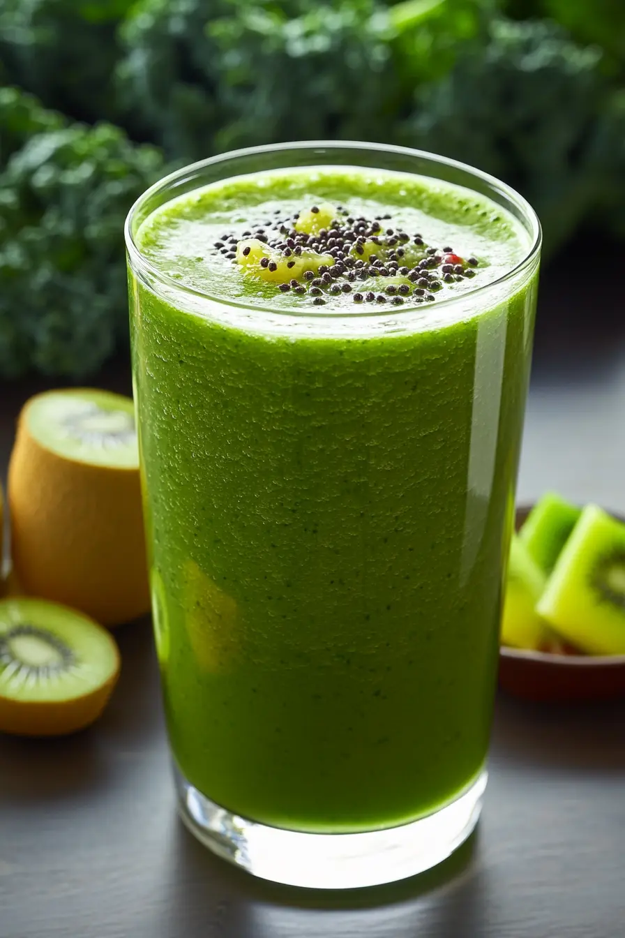 Smoothie vert pour energie le secret des boissons fraiches