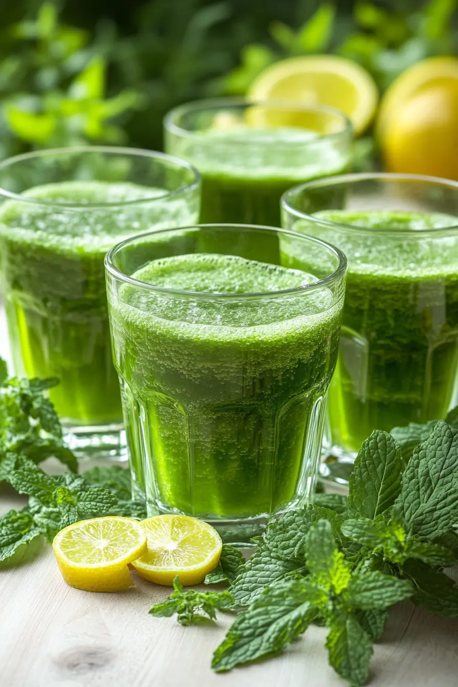 Smoothies verts pour digestion parfaits pour une cuisine dete saine