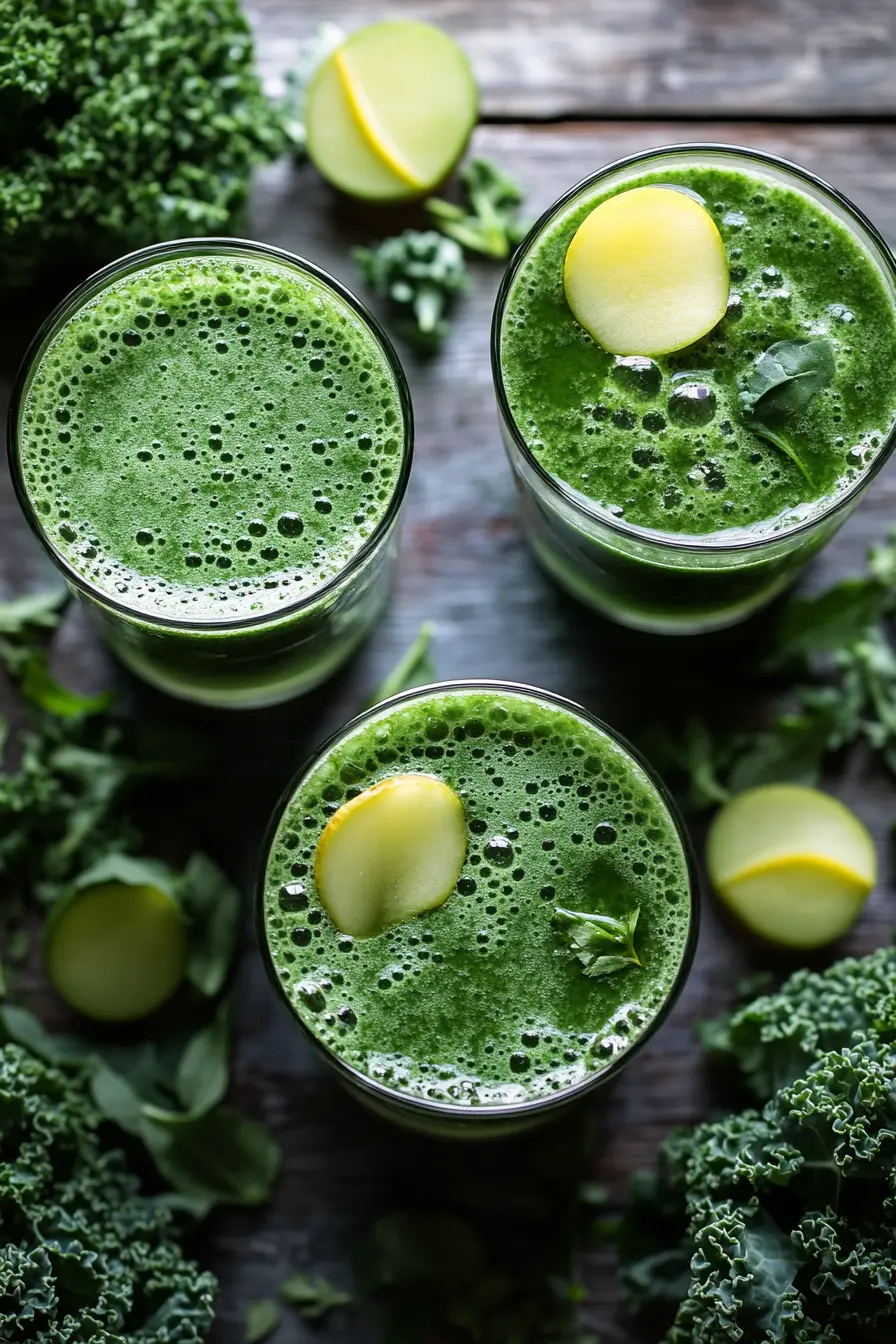 Smoothies verts recettes sante vegetariennes pour vitalite et bien etre