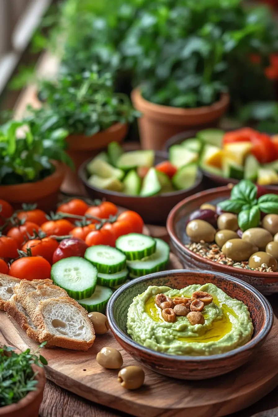 Tapas sains pour aperitif aux saveurs mediterraneennes