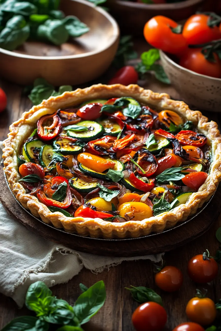 Tartes salees aux legumes varies pour une cuisine saine et savoureuse