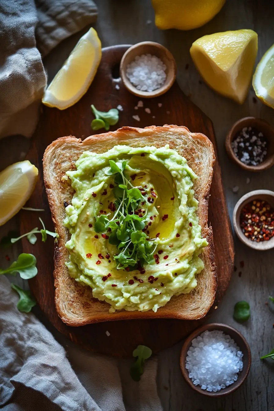Toast avocat petit dejeuner healthy idees fraiches et savoureuses
