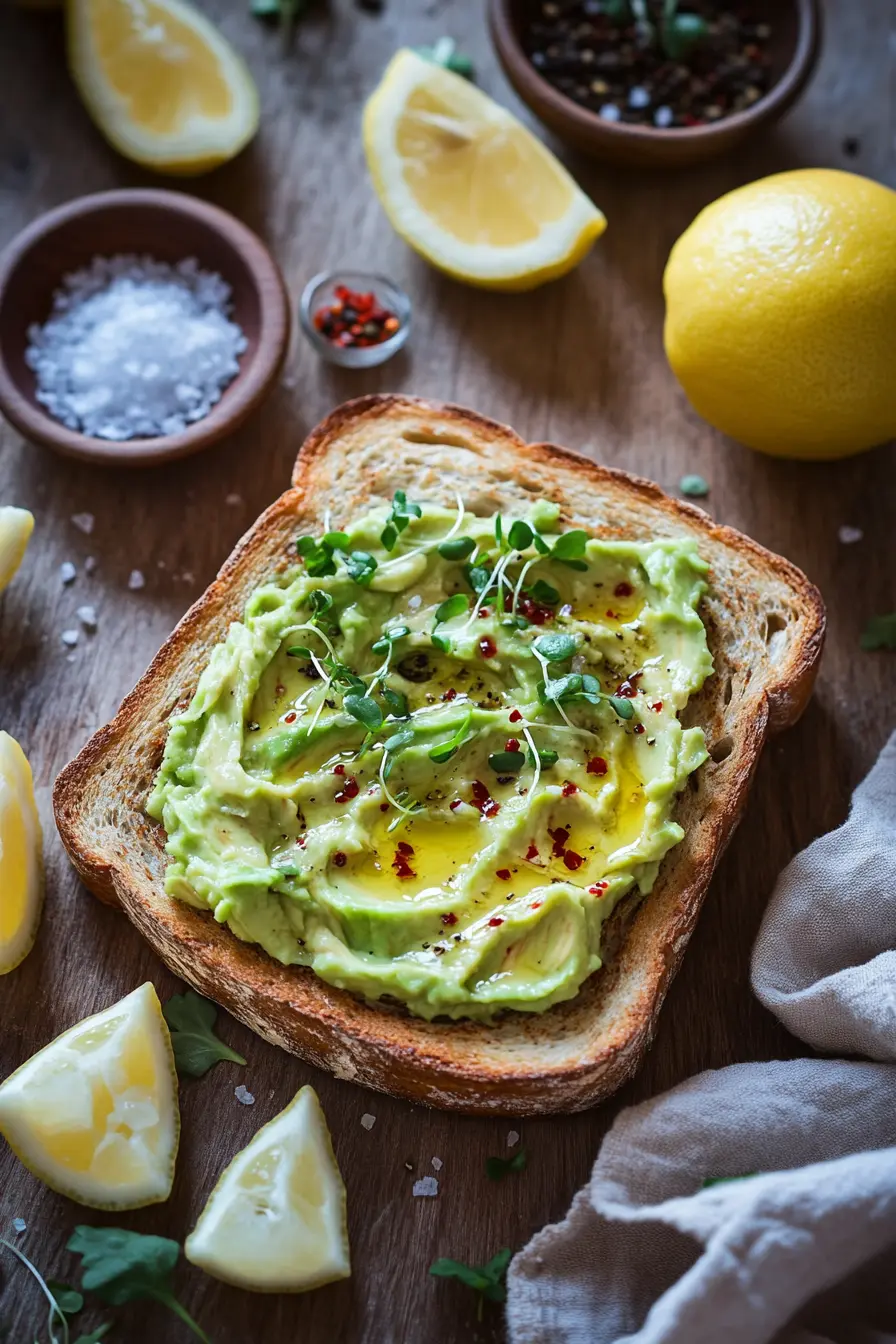 Toast avocat petit dejeuner healthy pour bien demarrer la journee