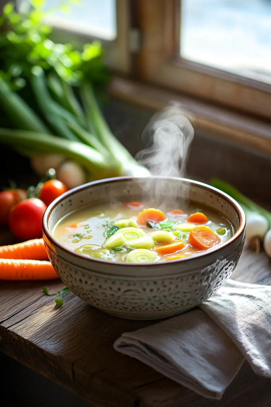 decouvrez la soupe maison recette sante francaise traditionnelle et savoureuse