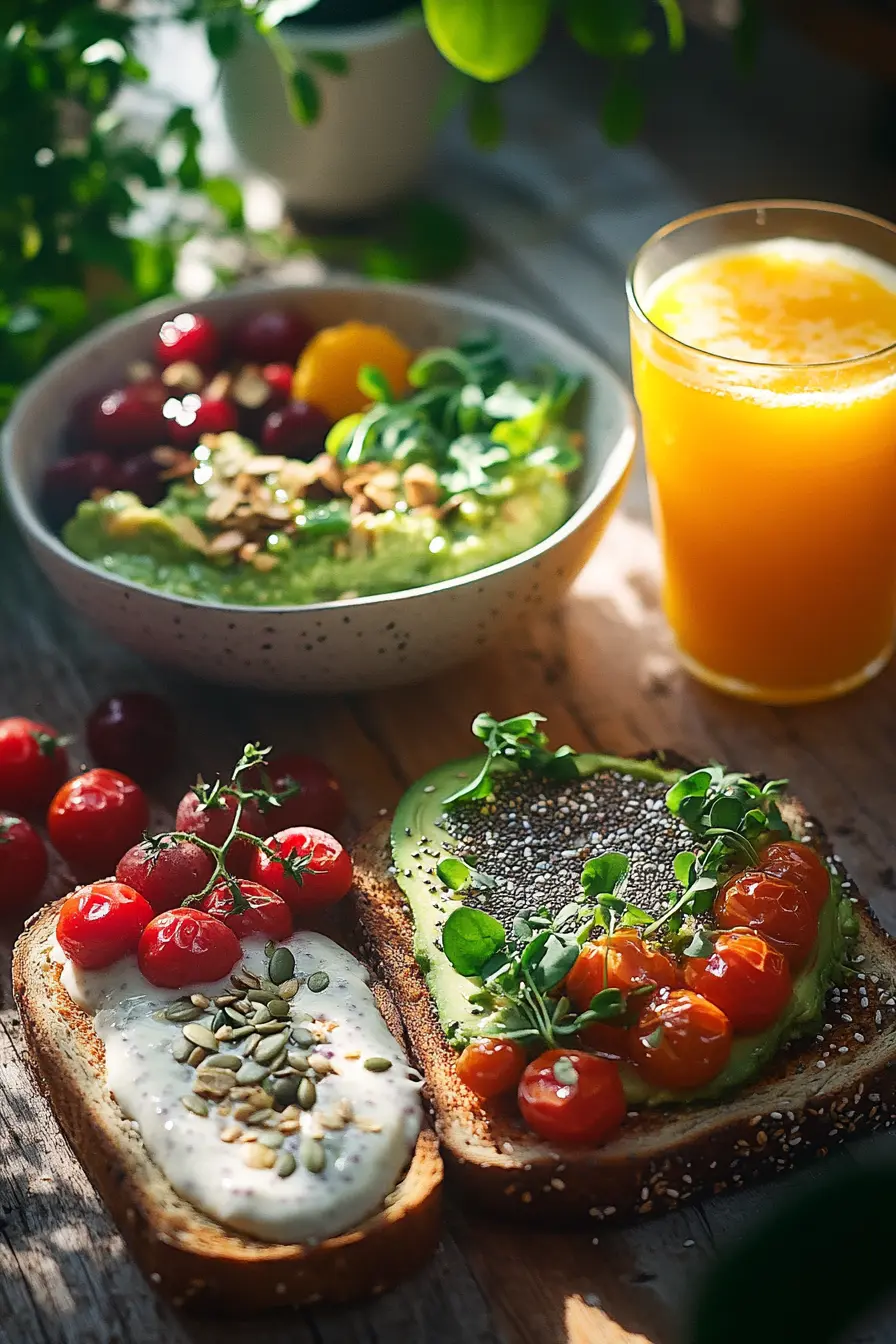 idees originales de petit dejeuner vegan energisant et equilibre