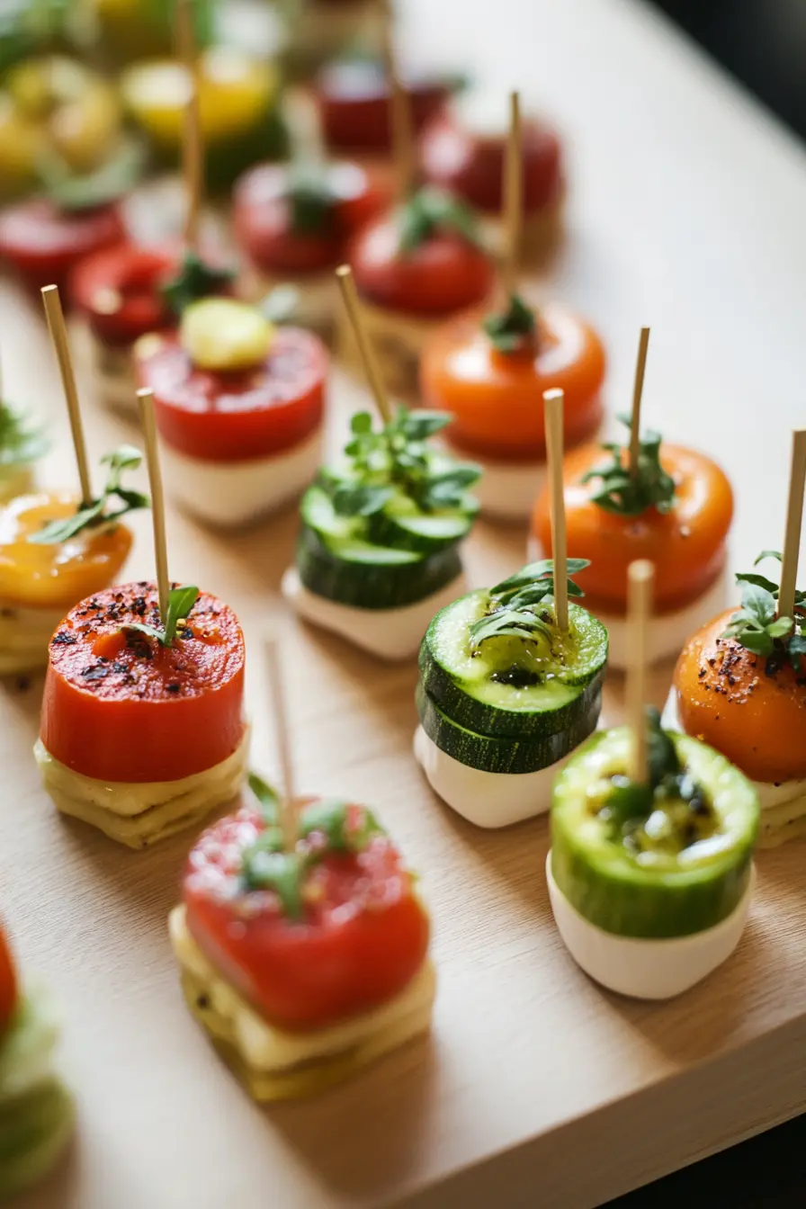 preparez des recettes aperitives a base de legumes legeres et gourmandes