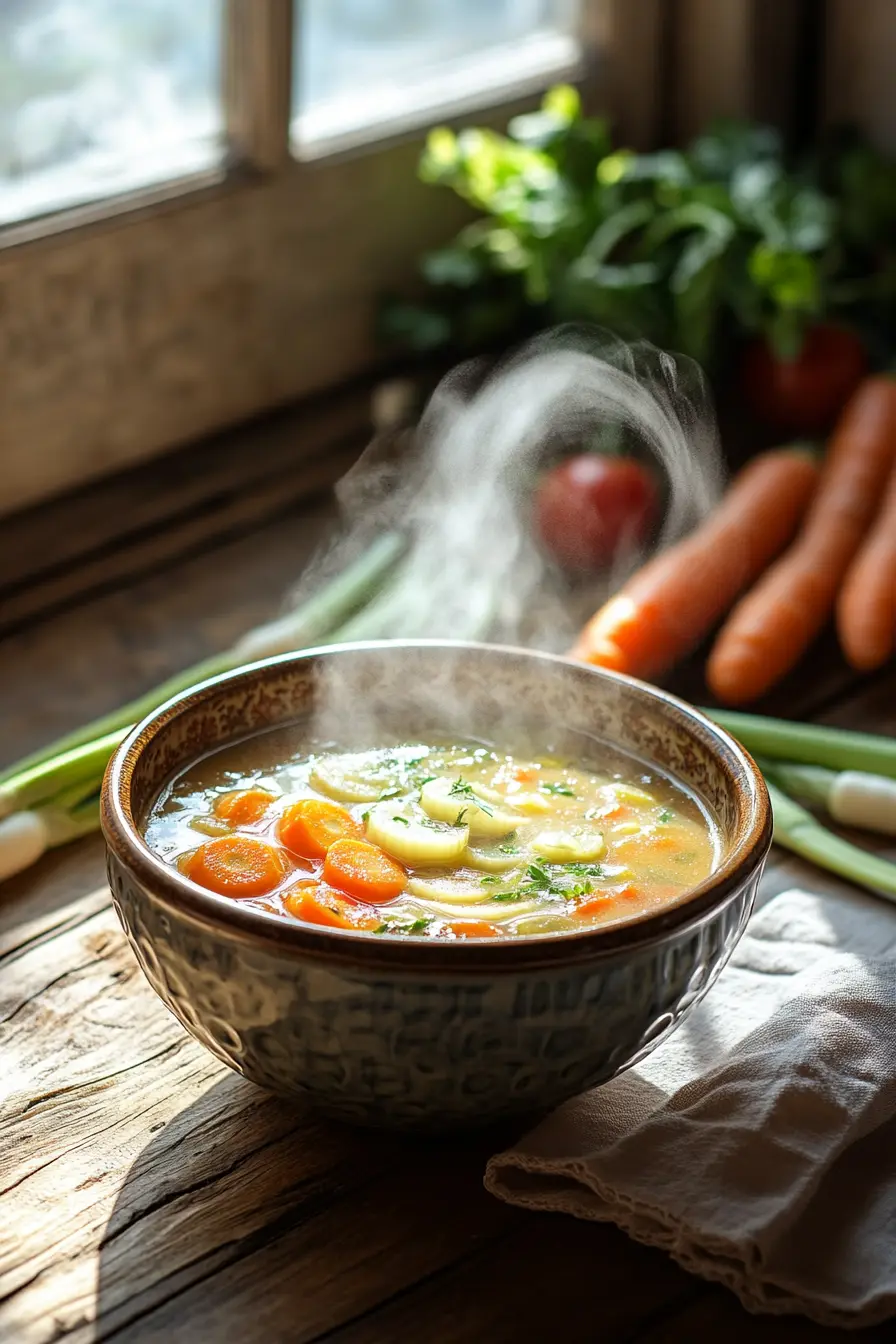 preparez une soupe maison recette sante francaise pleine de bienfaits