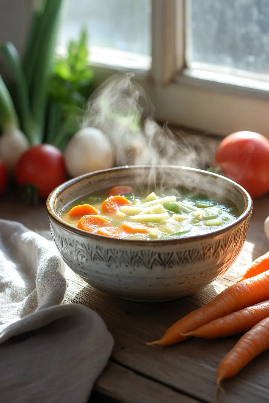 soupe maison recette sante francaise equilibree et facile a realiser