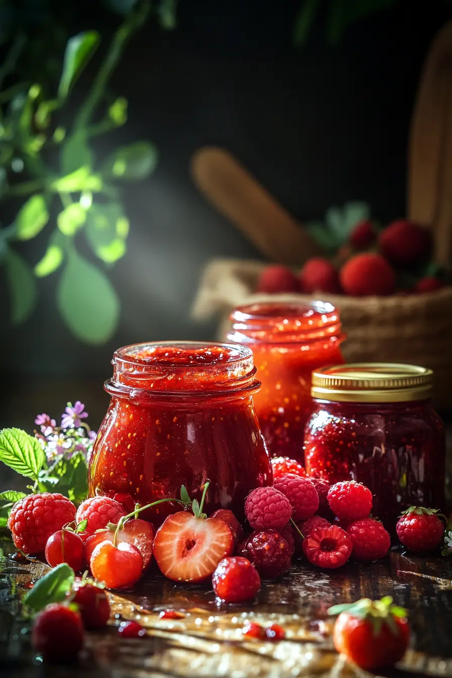 title Confitures aux fruits rouges maison recettes naturelles et savoureuses