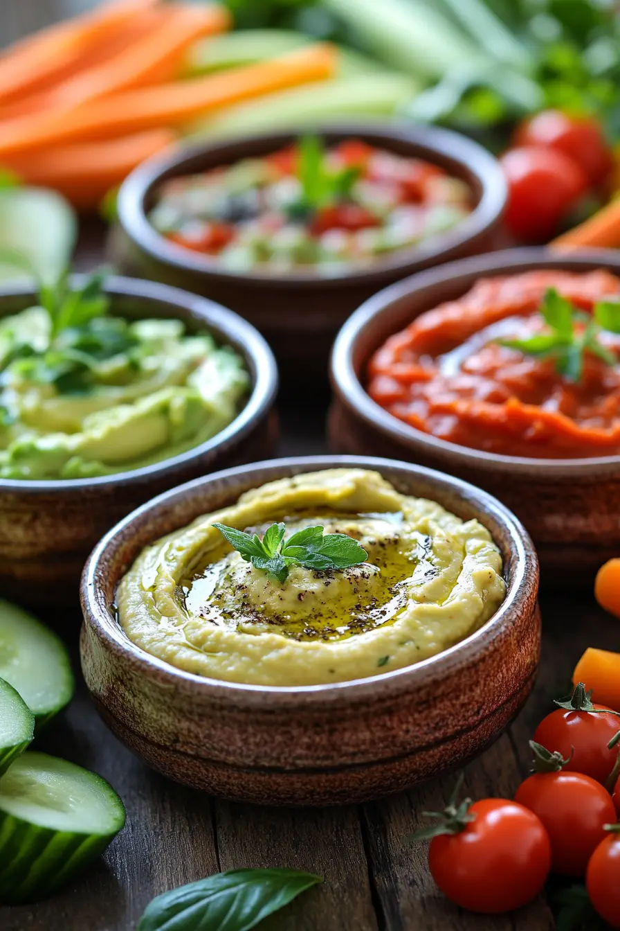 title Inspirez vous avec des sauces vegetariennes pour dips maison colorees