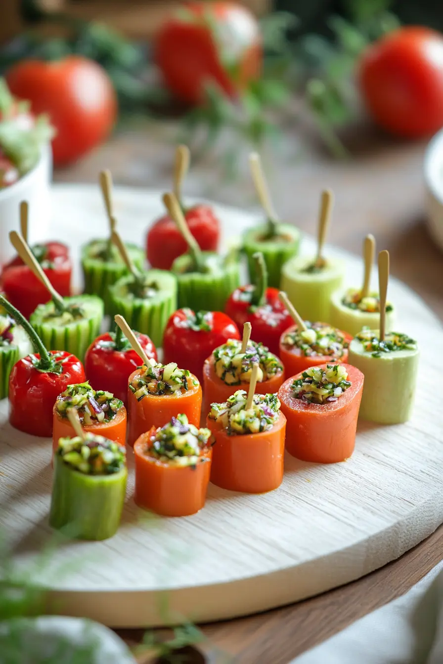 title recettes aperitives a base de legumes fraiches et savoureuses